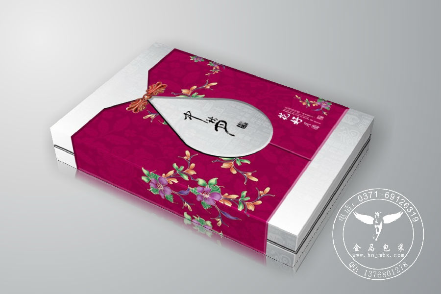 中秋心语月饼包装盒,郑州月饼盒加工厂家